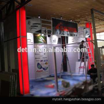 10x20 booth designs for trade exhibition modular and portable material